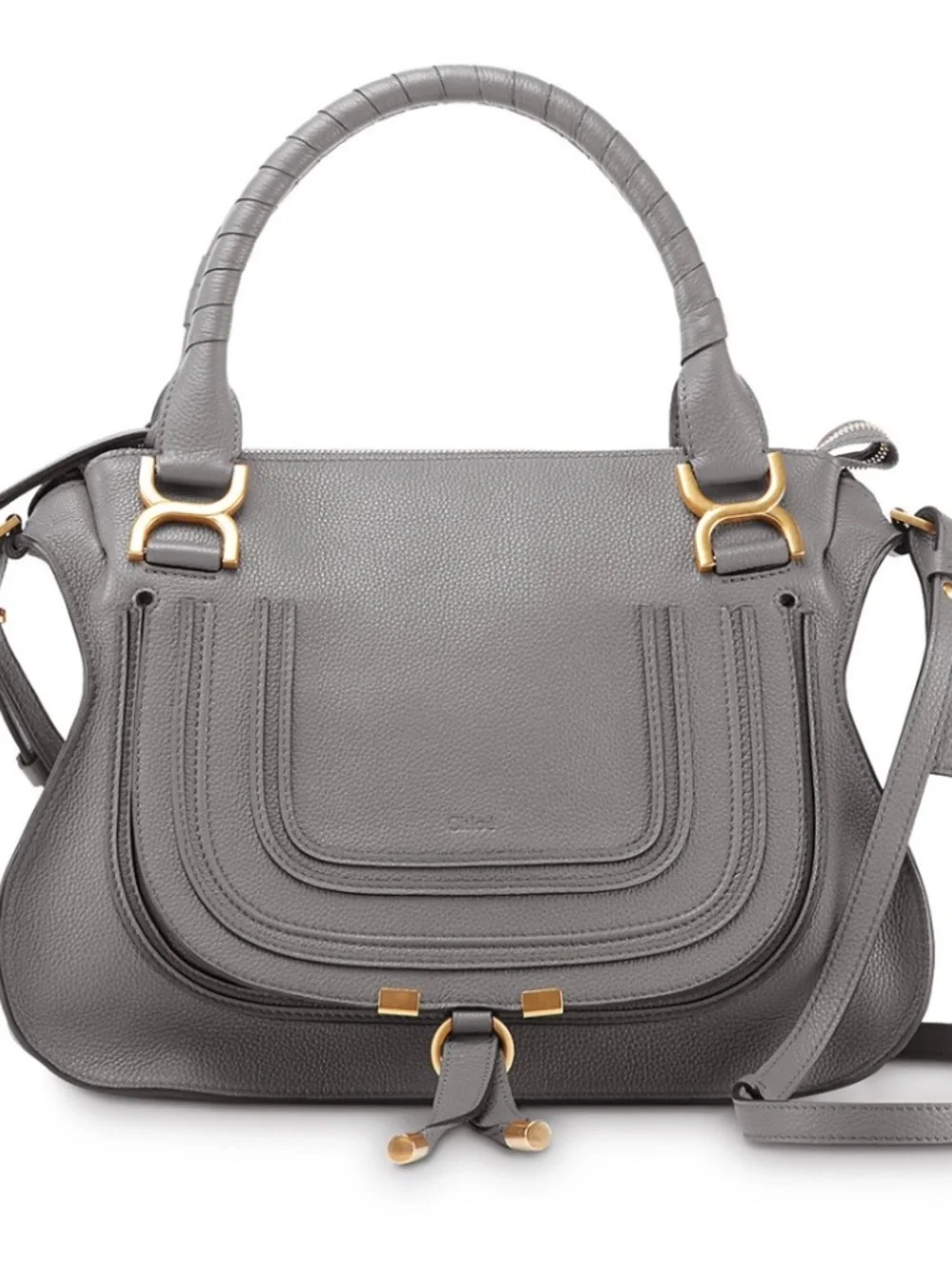 CHLOÉ Marcie Medium Leather Satchel